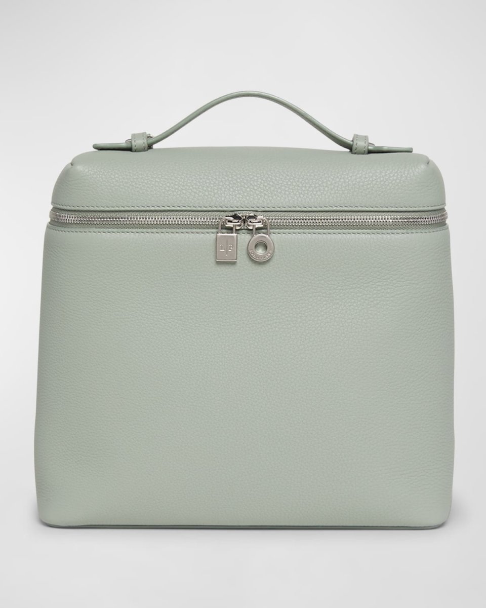 Extra Pocket L 23.5" Leather Backpack